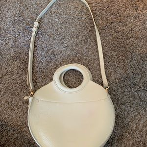 White Anthropologie Purse
